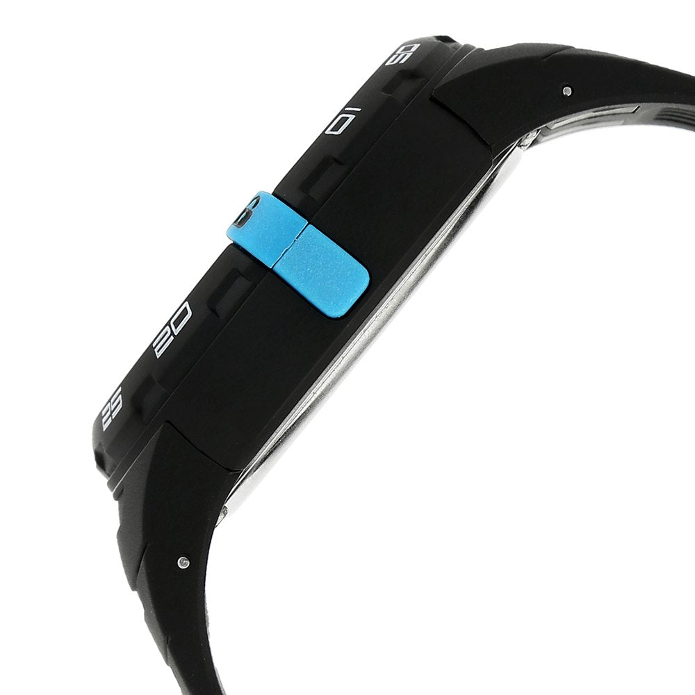 SF Digital Dial Black Plastic Strap Watch for Men
