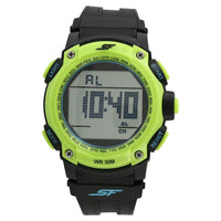 SF Super Fibre Digital Dial Plastic Strap Watch for Men