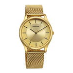 Sota Quartz Alog Champagne Dial Watch for Men