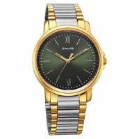 Sonata Traditional Essentials Quartz Analog Green Dial Stainless Steel Strap Watch for Men