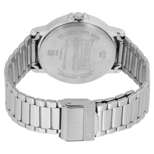 Sonata Quartz Analog Silver Dial Stainless Steel Strap Watch for Men