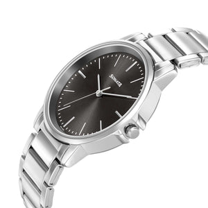 Sonata Essential 2020 Gents Strap Material Metal Dial Colour Grey 77083SM05
