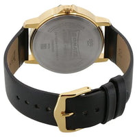 Sonata Quartz Analog with Day and Date White Dial Leather Strap Watch for Men