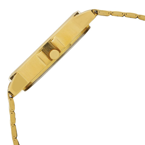 Sonata Quartz Analog with Day and Date Champagne Dial Stainless Steel Strap Watch for Men