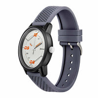 Sonata Grey Dial Silicone Strap Analog Watch for Men