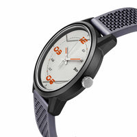 Sonata Grey Dial Silicone Strap Analog Watch for Men