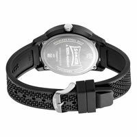 Sonata Black Dial Silicone Strap Analog Watch for Men