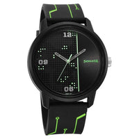 Sonata Volt Quartz Analog Black Dial Polyurethane Strap Watch for Men