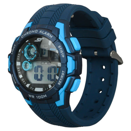 SF Digital Dial Silicone Strap Watch for Men
