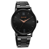 Sonata Black Dial Stainless Steel Strap Analog Watch for Men