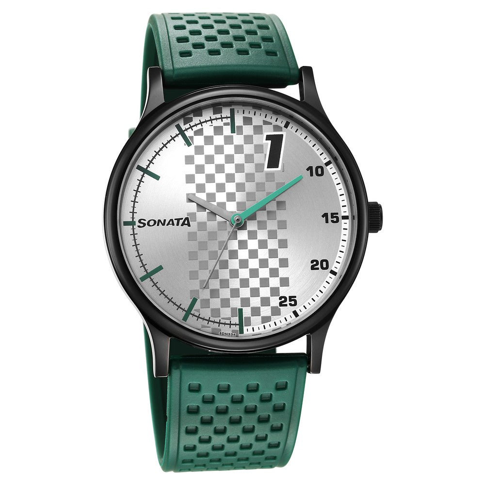 RPM Grey Dial Plastic Strap Watch for Men