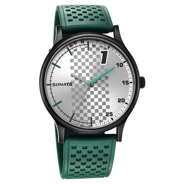 RPM Grey Dial Plastic Strap Watch for Men