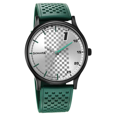 RPM Grey Dial Plastic Strap Watch for Men
