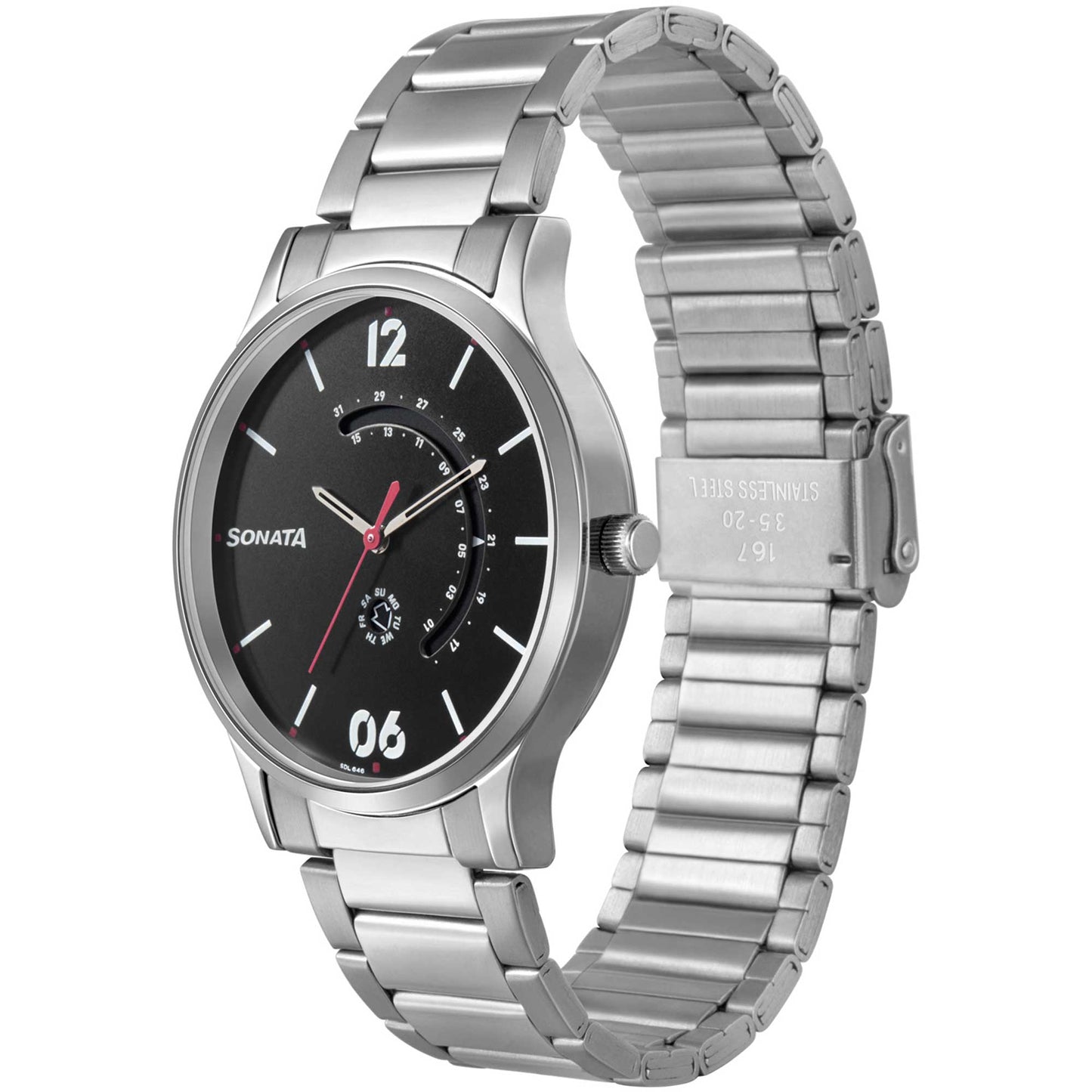 RPM Brown Dial Silver Stainless Steel Strap Watch 77105SM03