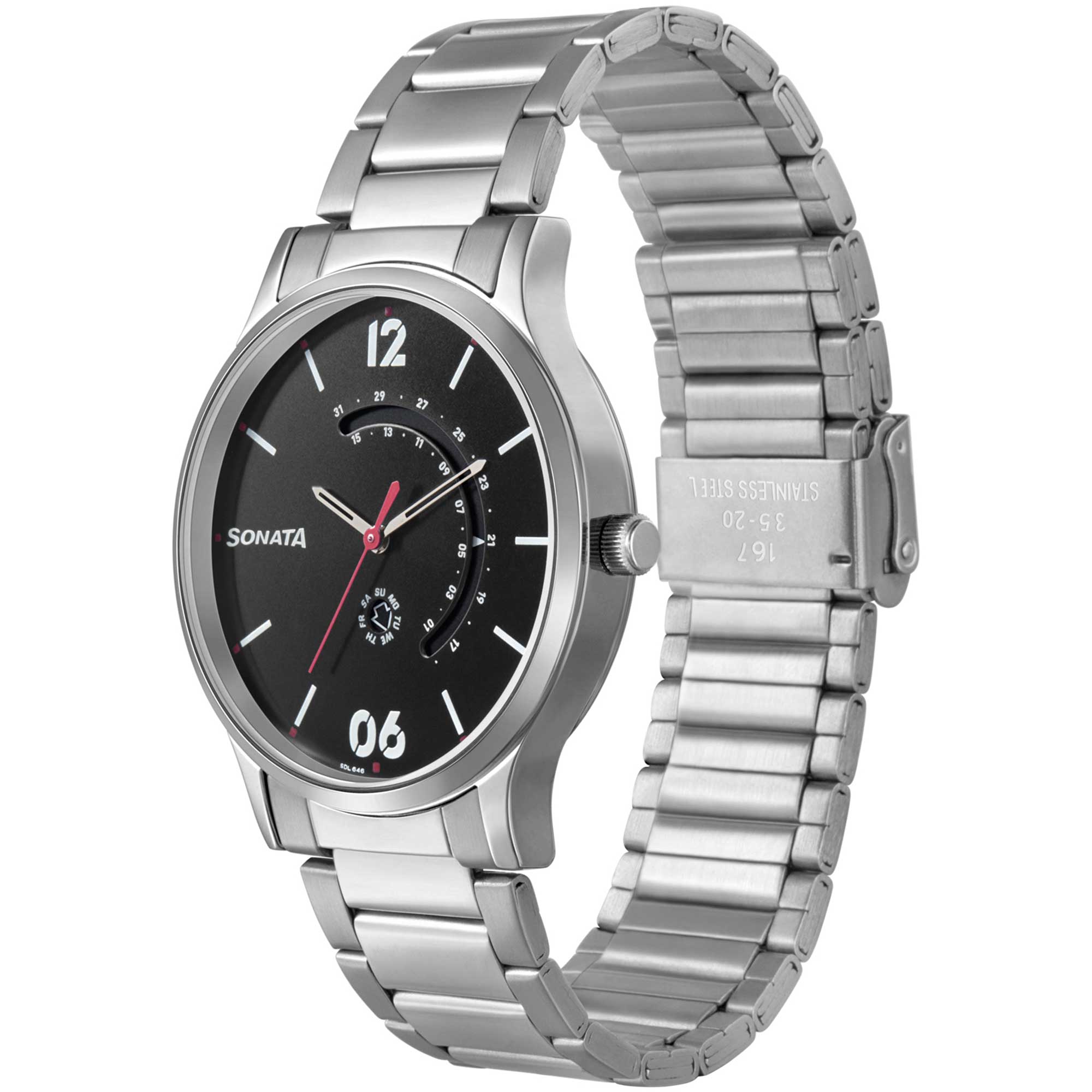 RPM Brown Dial Silver Stainless Steel Strap Watch 77105SM03