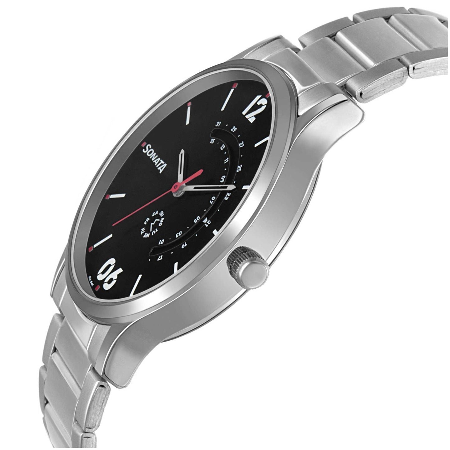 RPM Brown Dial Silver Stainless Steel Strap Watch 77105SM03
