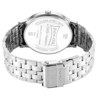 Sonata Workwear Silver Dial Stainless Steel Strap Analog Watch for Men