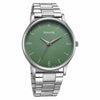 Sonata Aspire Quartz Analog Green Dial Silver Stainless Steel Strap Watch for Men