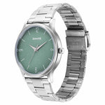 Sonata Aspire Quartz Analog Green Dial Silver Stainless Steel Strap Watch for Men