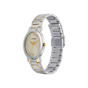 Champagne Dial Alog Watch