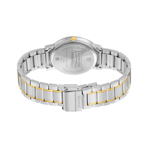 Champagne Dial Alog Watch