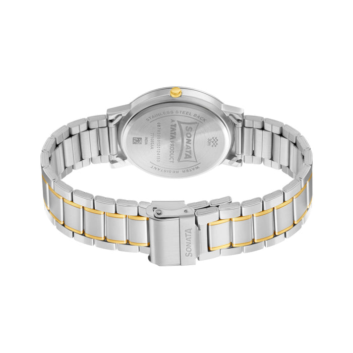 Champagne Dial Alog Watch