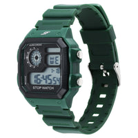SF Hexa Digital Dial Unisex Watch With Polyurethane Strap