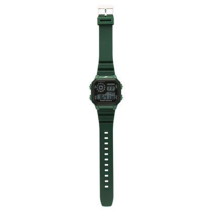 SF Hexa Digital Dial Unisex Watch With Polyurethane Strap