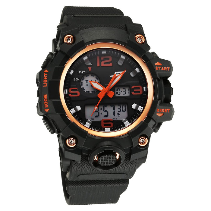 SF Sparq Ana Digi Black Dial Polyurethane Strap Watch for Men