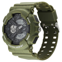 Sonata SF Dreamer Series Quartz Digital Analog Digital Black Plastic Strap for Men
