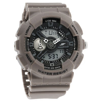 Sonata SF Dreamer Series Quartz Digital Analog Digital Black Plastic Strap for Men