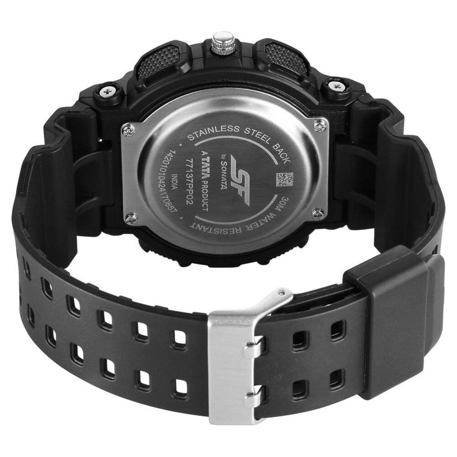 SF Bold Black & Gold Design Men's Watch - Perfect Blend of Elegance and Strength