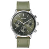 Sota Quartz Multifunction Green Dial Green Leather Strap Watch For Men (77139SL02)