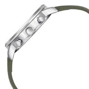 Sota Quartz Multifunction Green Dial Green Leather Strap Watch For Men (77139SL02)