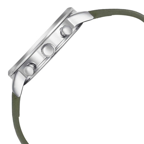 Sota Quartz Multifunction Green Dial Green Leather Strap Watch For Men (77139SL02)