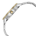 Sonata Quartz Analog Golden Dial Two Toned Stainless Steel Strap Watch For Men
