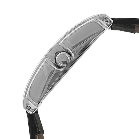 Sonata Quartz Analog with Date Black Dial Leather Strap Watch for Men