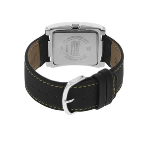 Sonata Quartz Analog with Date Black Dial Leather Strap Watch for Men