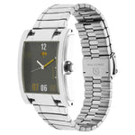 Sonata Quartz Analog with Date Black Dial Stainless Steel Strap Watch for Men