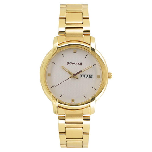 Sota Utsav - White Dial Alog Watch For Men