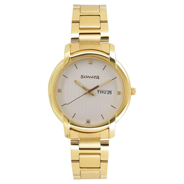 Sota Utsav - White Dial Alog Watch For Men