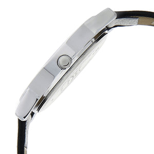 Sonata Quartz Analog White Dial Leather Strap Watch for Men