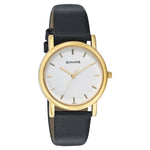 Sonata Quartz Analog White Dial Leather Strap Unisex Watch
