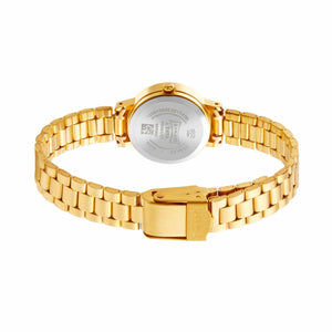 Sonata Essentials White Dial Women Watch With Stainless Steel Strap