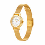 Essentials White Dial Stainless Steel Strap