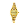 Sonata Champagne Dial Gold Metal Strap Analog Watch for Women