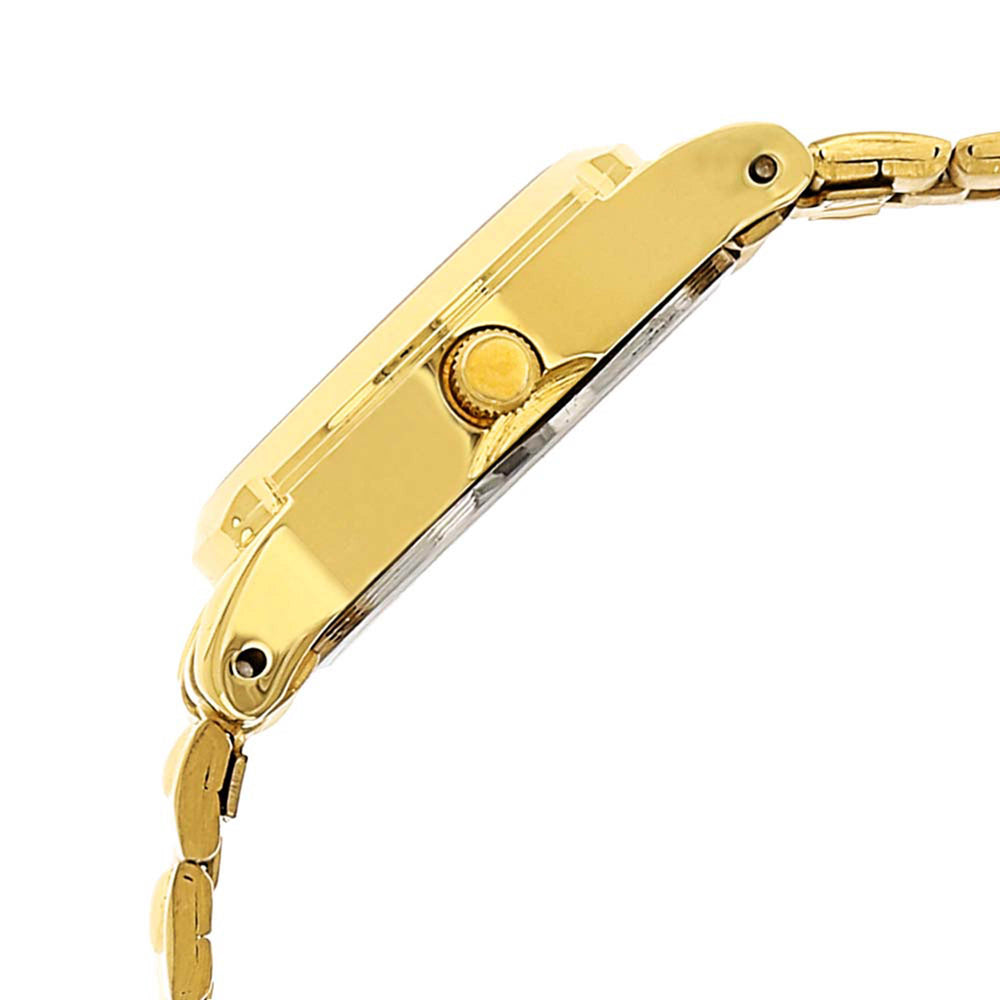 Sonata Champagne Dial Gold Metal Strap Analog Watch for Women