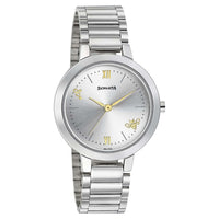 Sonata Play Silver Dial Women Watch With Stainless Steel Strap
