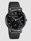 Sonata Multifunctions Black Dial Women Watch With Metal Strap 8164NM03