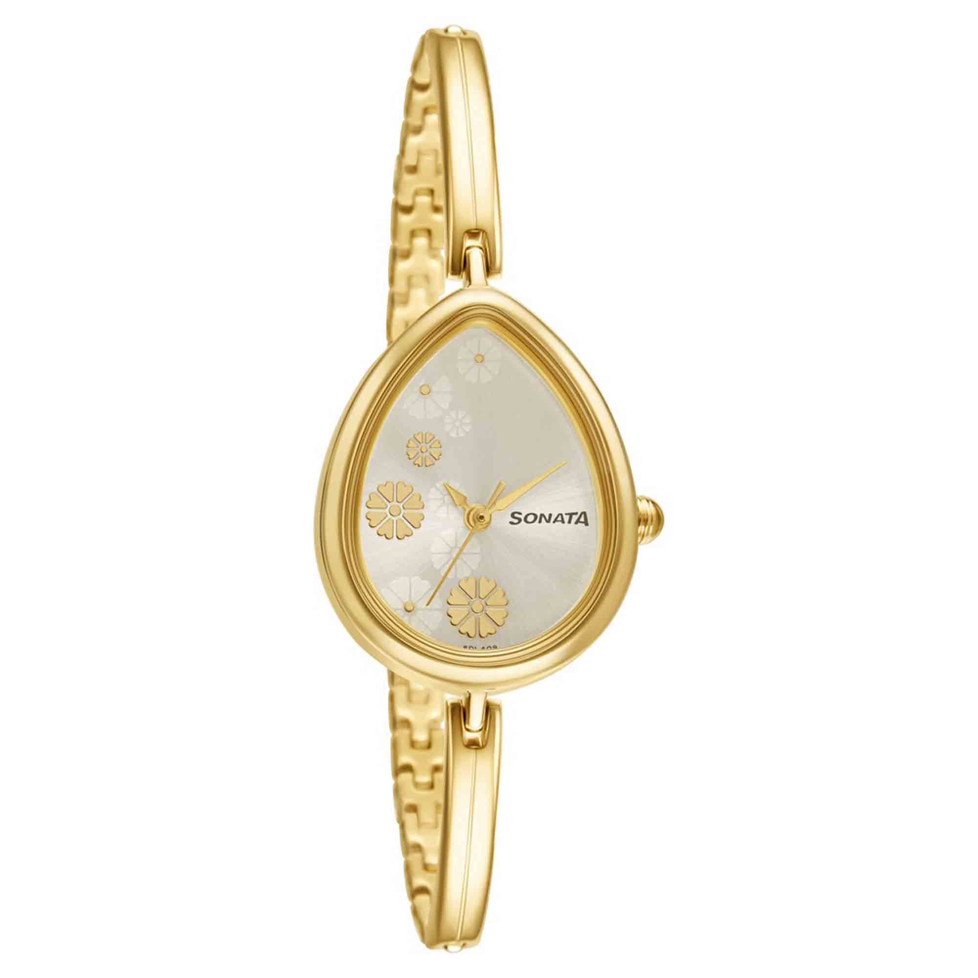 Wedding Edition - Light Champagne Dial Metal Strap Watch 8169YM01